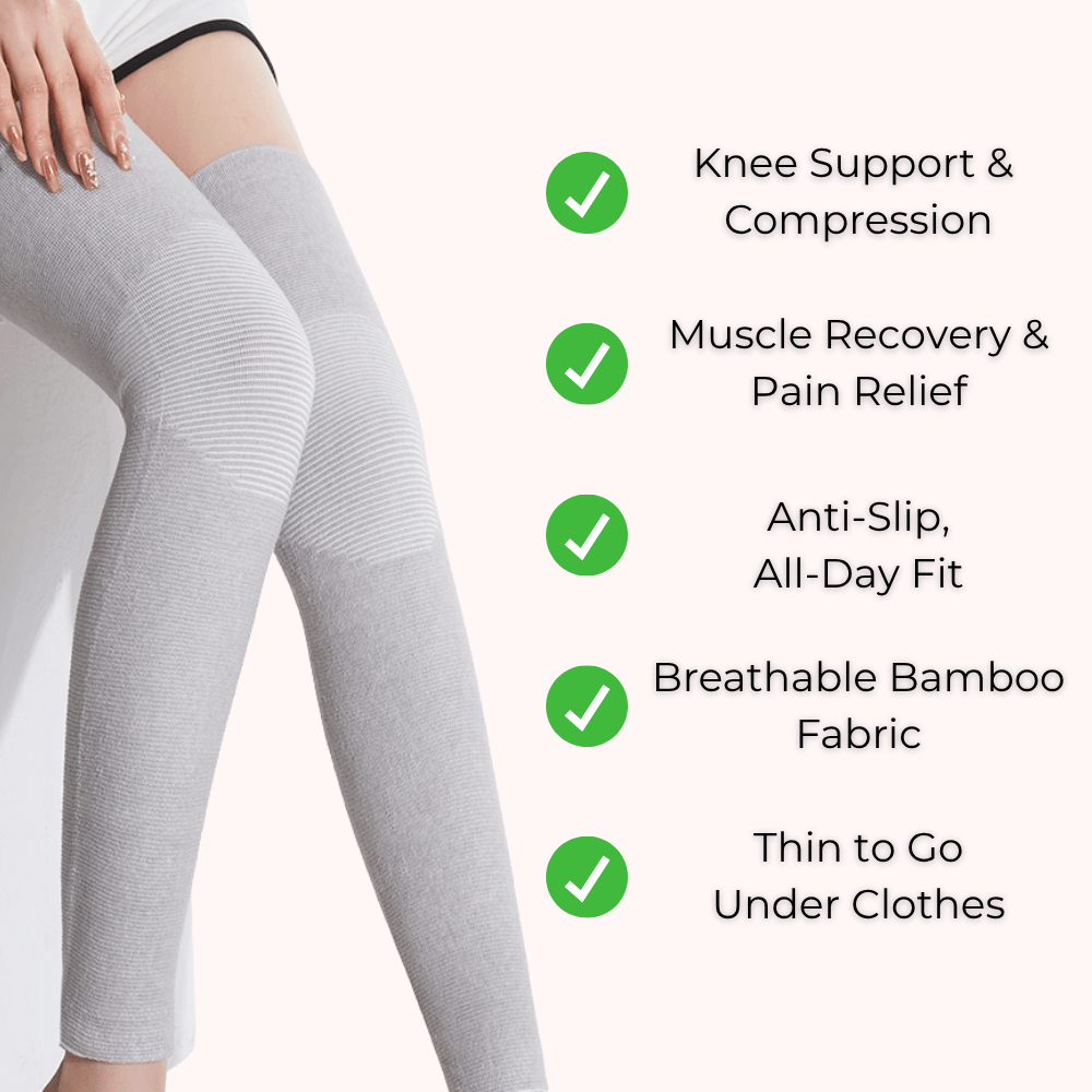 Premium Bamboo Leg Sleeves (Pair)