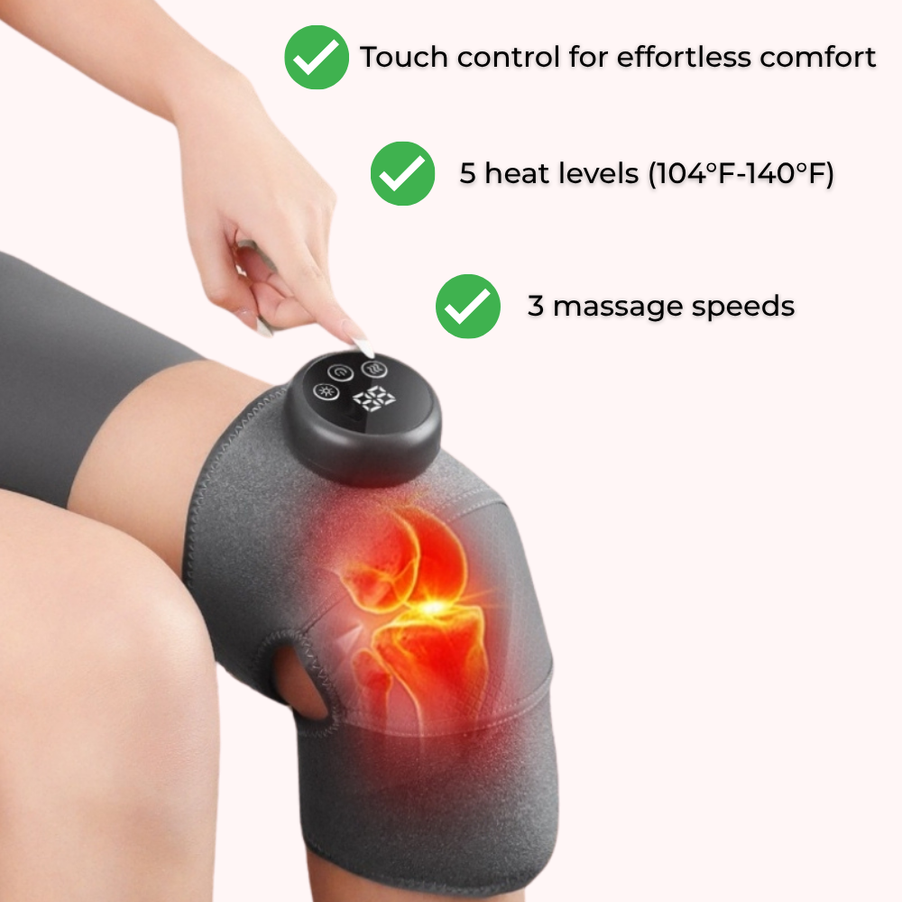 Heated Vibration Knee Massager